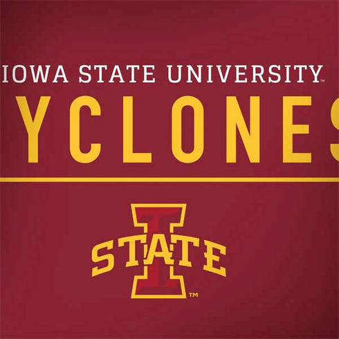 Iowa State University Athletic Text MacBook Skins